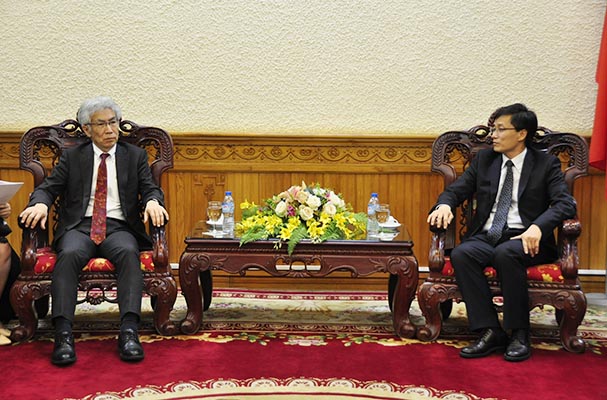 Thứ trưởng Nguyễn Khánh Ngọc tiếp đoàn Bộ Tư pháp Nhật Bản