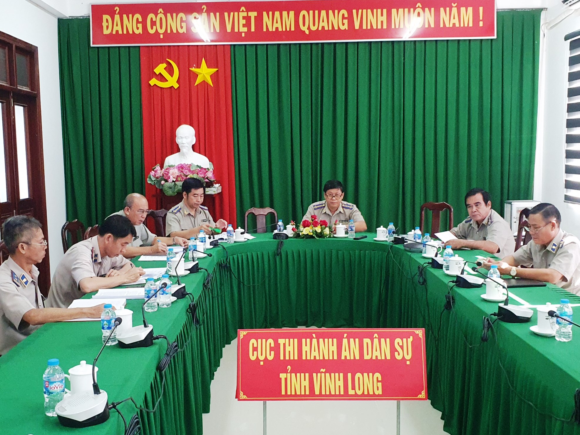 Dự Hội nghị trực tuyến của Tổng cục Thi hành án dân sự - ngày 17/6/2024