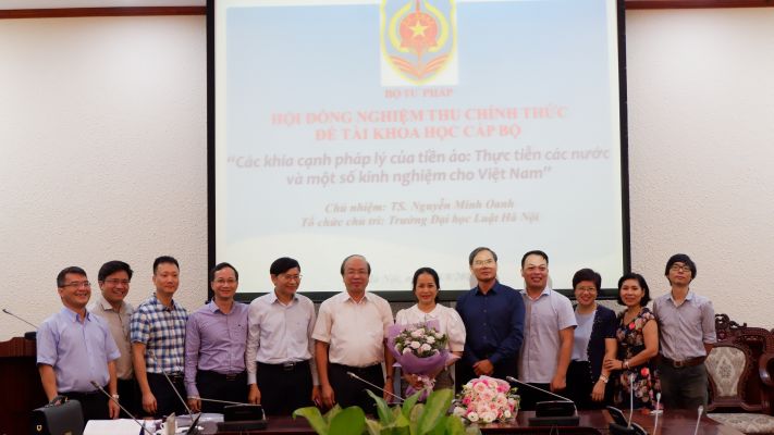 Tin nghiệm thu đề tài khoa học cấp Bộ “Các khía cạnh pháp lý của tiền ảo: Thực tiễn các nước và một số kinh nghiệm cho Việt Nam”