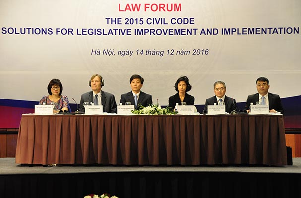 Diễn đàn pháp luật: Bộ luật dân sự năm 2015 – giải pháp hoàn thiện pháp luật và triển khai thi hành