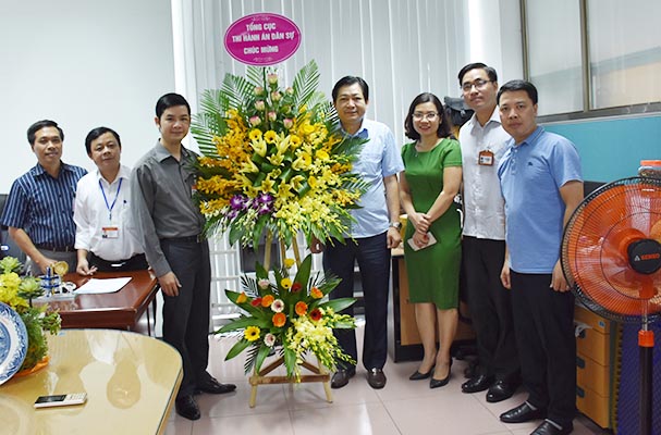 Tổng cục Thi hành án dân sự chúc mừng Cổng thông tin điện tử BTP nhân Ngày Báo chí cách mạng VN