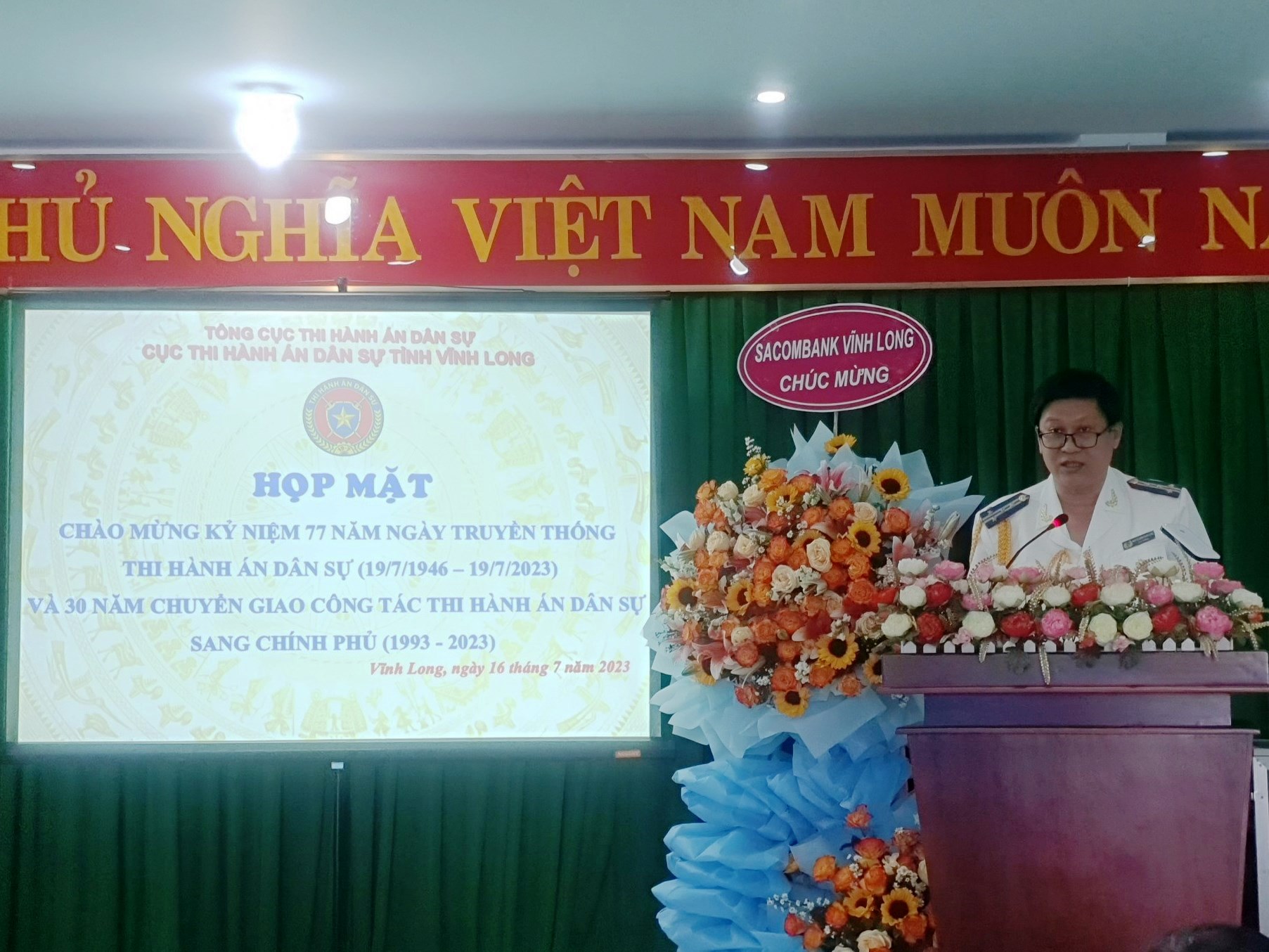 Họp mặt kỷ niệm 77 năm Ngày truyền thống Thi hành án dân sự (19/7/1946 - 19/7/2023) và 30 năm chuyển giao công tác Thi hành án dân sự từ Tòa án nhân dân các cấp sang cơ quan Chính phủ (1993-2023)