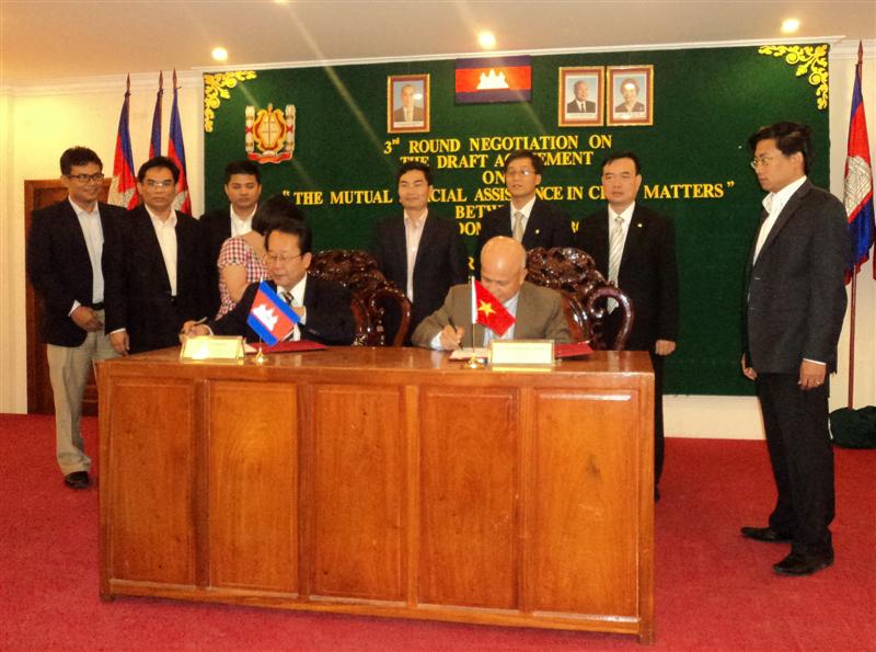 Successfully finish complements the Draft Agreement on Judicially Civil Assistance between the Socialist Republic of Vietnam and the Kingdom of Cambodia.