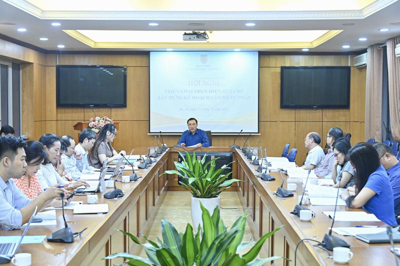 Hội nghị triển khai thực hiện Quy chế xây dựng kế hoạch của Bộ Tư pháp
