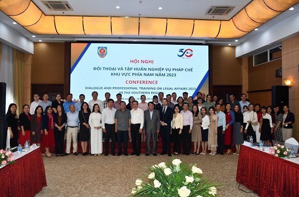 Hội nghị đối thoại và tập huấn nghiệp vụ pháp chế khu vực phía Nam năm 2023