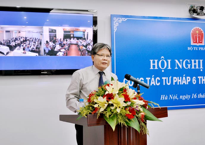 The first 6 months review conference of judicial tasks