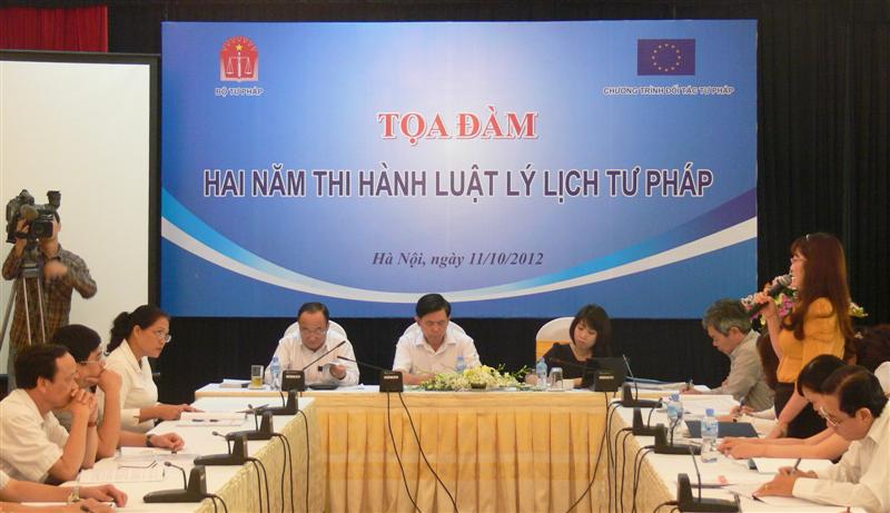 The seminar reviewing two years of implementation of the Criminal Records Law