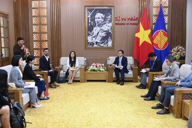 UNFPA, VS phối hợp với Bộ Tư pháp Việt Nam triển khai nhiều hoạt động hợp tác hiệu quả, thiết thực