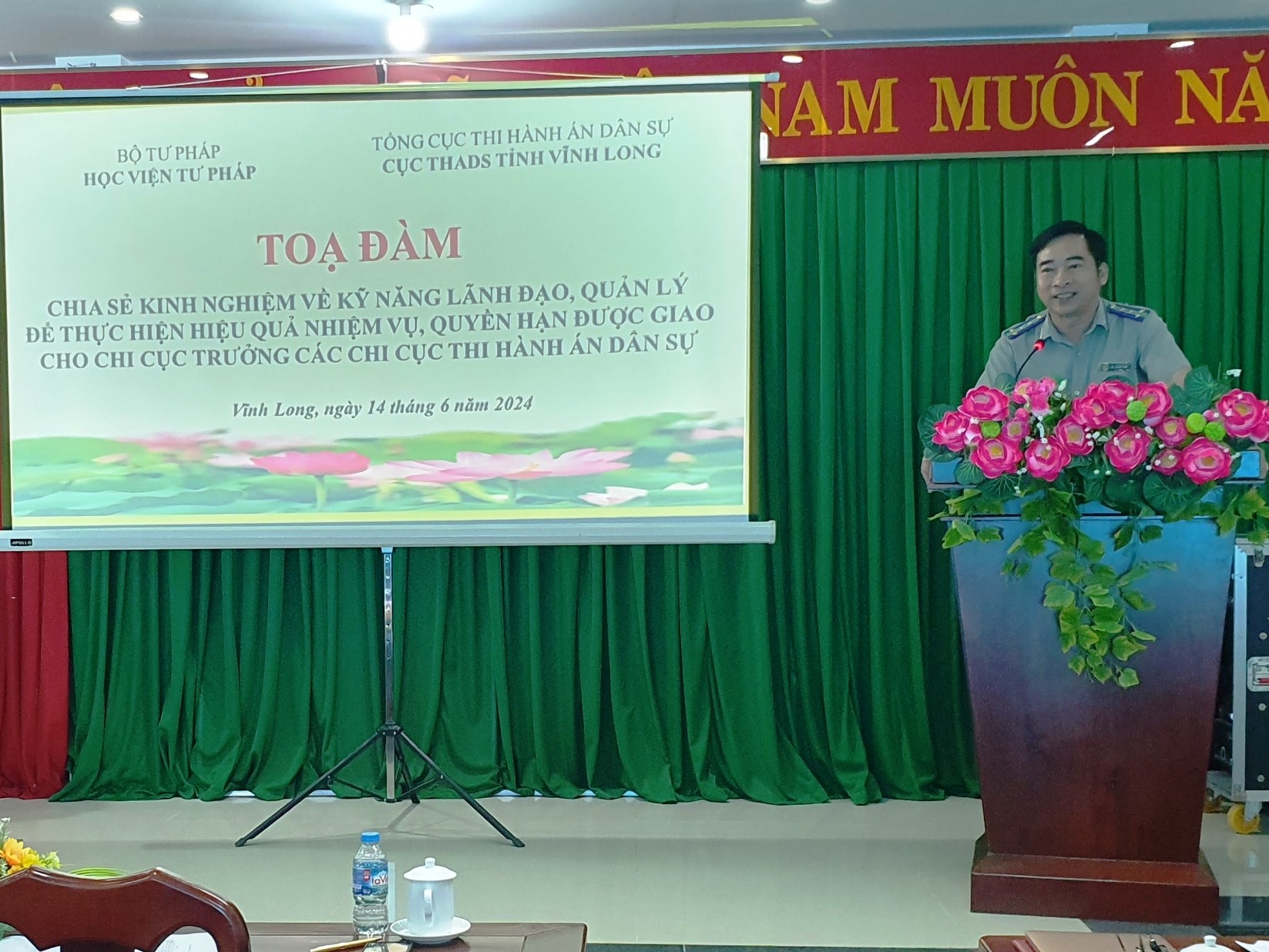 Tọa đàm chia sẻ kinh nghiệm về kỹ năng lãnh đạo, quản lý để thực hiện hiệu quả nhiệm vụ, quyền hạn được giao cho Chi cục trưởng các Chi cục Thi hành án dân sự