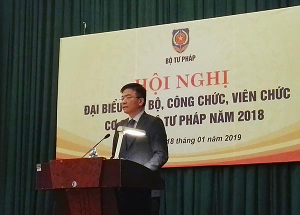 Hội nghị đại biểu cán bộ, công chức, viên chức cơ quan Bộ Tư pháp năm 2019