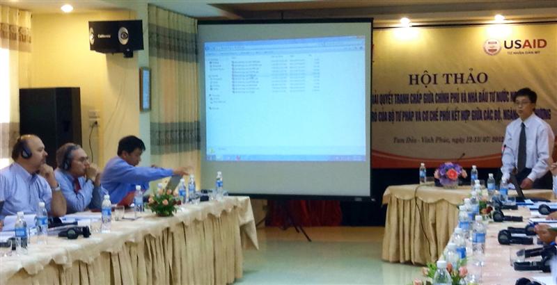 Workshop on Dispute Settlement between the Government and foreign investors