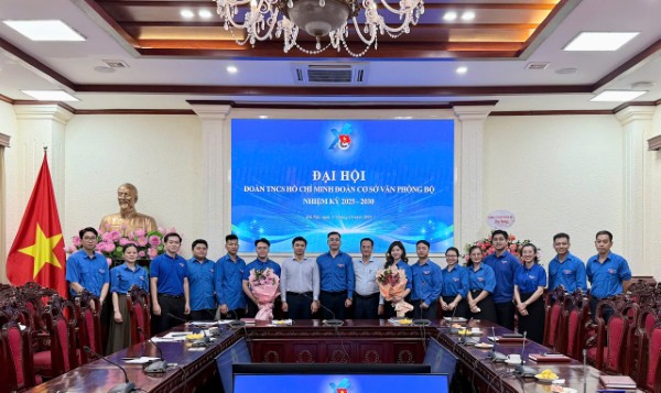 Tổ chức thành công Đại hội Đoàn cơ sở Văn phòng Bộ nhiệm kỳ 2025–2030