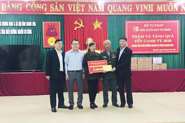 NXB Tư pháp: Tiếp tục thực hiện tốt các hoạt động tri ân, đền ơn đáp nghĩa, an sinh xã hội