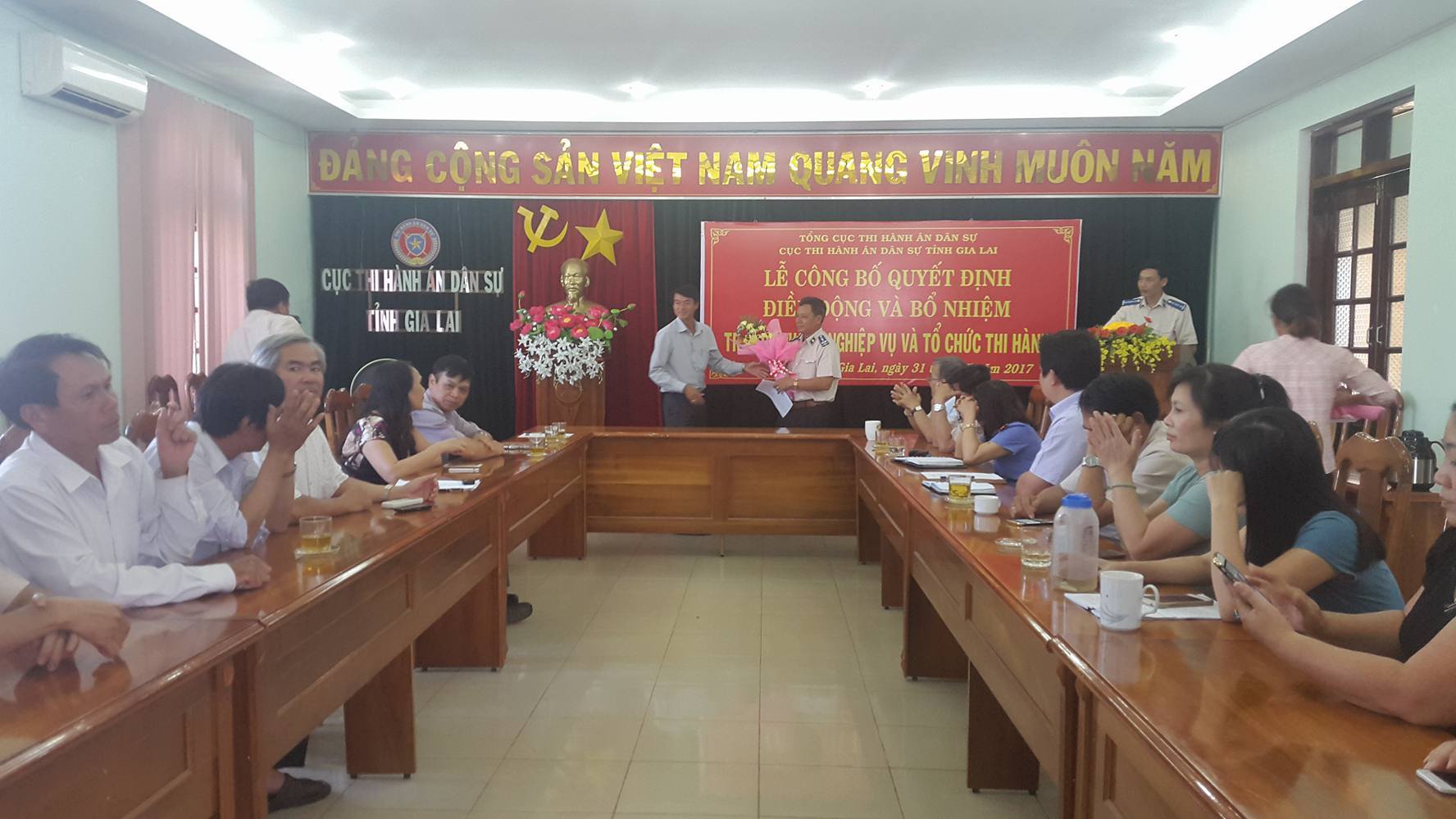 Lễ Trao quyết định điều động và bổ nhiệm Trưởng phòng Nghiệp vụ và tổ chức thi hành án