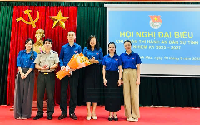 Hội nghị đại biểu Chi đoàn Thi hành án dân sự tỉnh nhiệm kỳ 2025-2027