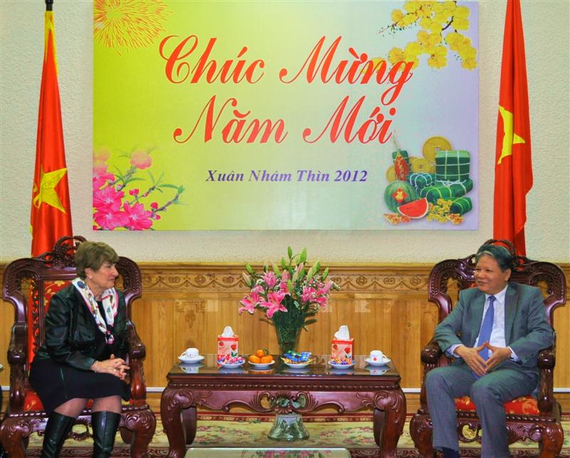 Minister of Justice held a courtesy meeting Special Advisor for children's issues Ambassador Susan Jacob