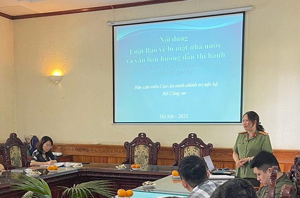 Tiếp tục nâng cao nhận thức, tinh thần trách nhiệm bảo vệ bí mật NN trong công tác tổ chức cán bộ