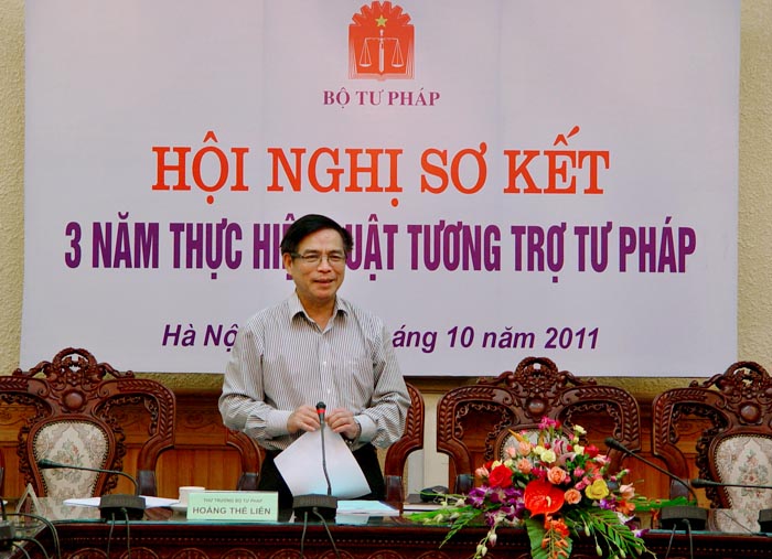 Hội nghị sơ kết 3 năm thi hành Luật Tương trợ tư pháp