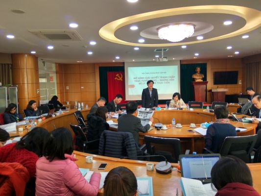 Hội thảo “Mô hình giải quyết tranh chấp trực tuyến của UNCITRAL: Những vấn đề lý luận và thực tiễn”