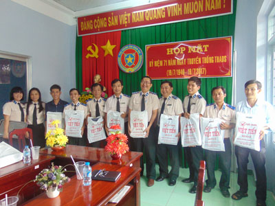 Chi cục Thi hành án dân sự thành phố Sa Đéc tổ chức họp mặt kỷ niệm 71 năm Ngày truyền thống Thi hành án dân sự