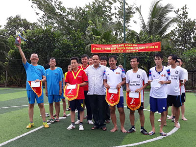 Giao lưu bóng đá chào mừng kỷ niệm 72 năm Ngày truyền thống Thi hành án dân sự 19/7