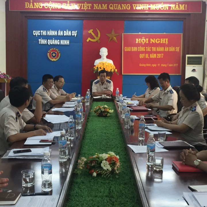 Hội nghị giao ban công tác thi hành án dan sự quý III năm 2017