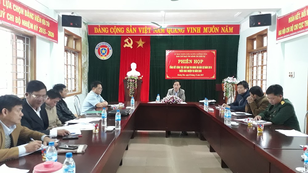 BAN THƯỜNG VỤ HUYỆN ỦY HƯỚNG HÓA BAN HÀNH CHỈ THỊ VỀ TĂNG CƯỜNG SỰ LÃNH ĐẠO, CHỈ ĐẠO ĐỐI VỚI CÔNG TÁC THI HÀNH ÁN DÂN SỰ, THI HÀNH ÁN HÀNH CHÍNH TRÊN ĐỊA BÀN HUYỆN