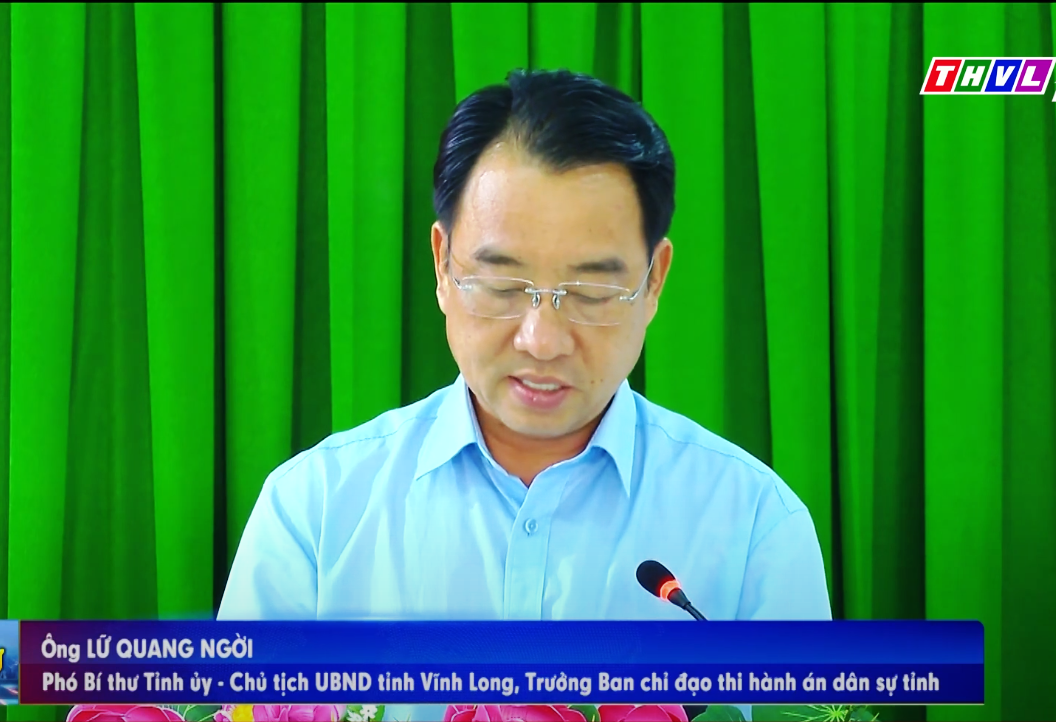 Ban Chỉ đạo Thi hành án dân sự tỉnh Vĩnh Long tổ chức Hội nghị triển khai công tác Thi hành án dân sự, theo dõi thi hành án hành chính năm 2024