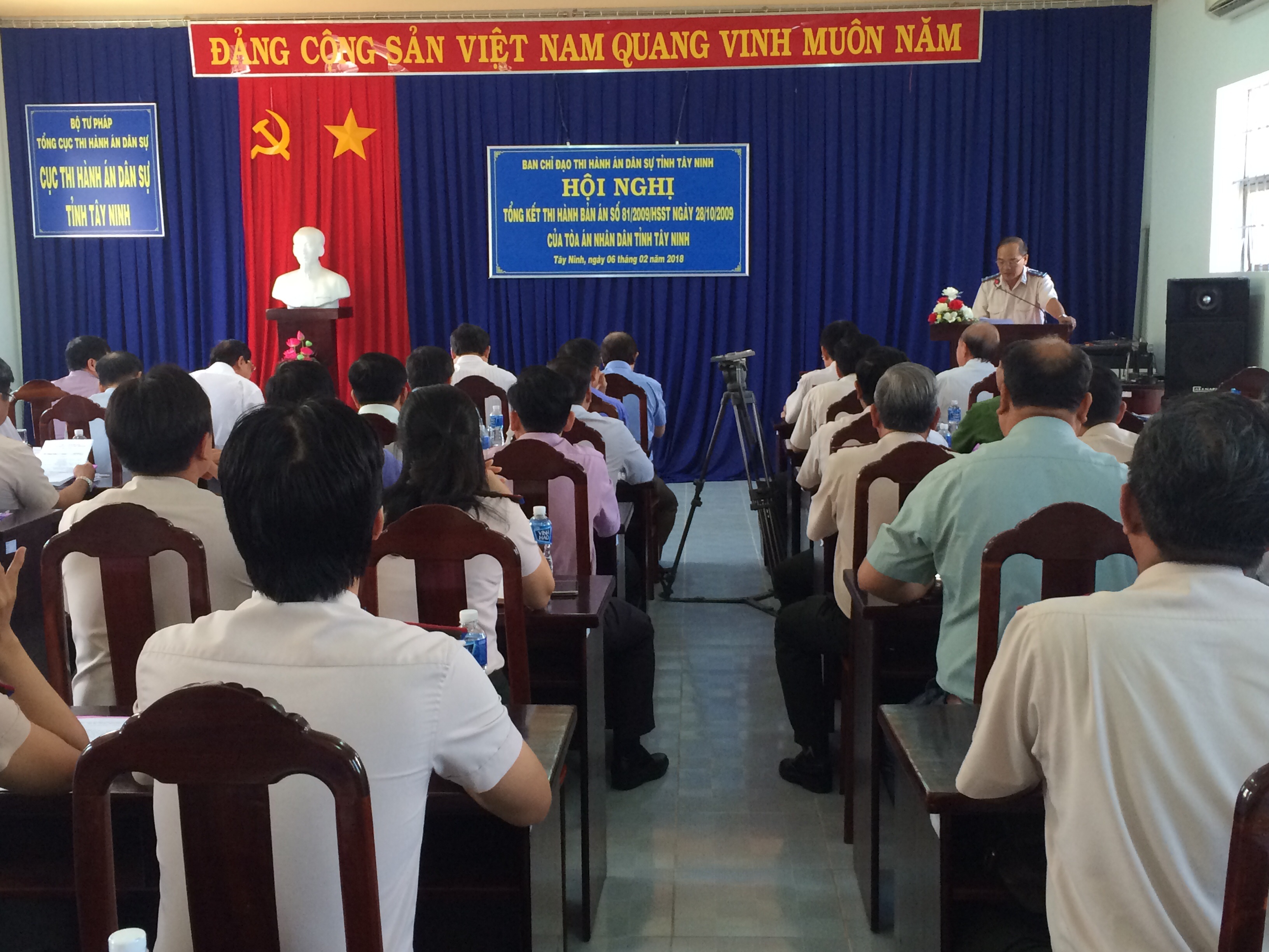 Ban Chỉ đạo Thi hành án dân sự tỉnh Tây Ninh tổng kết thi hành Bản án số 81/2009/HSST ngày 28/10/2009 của Tòa án nhân dân tỉnh Tây Ninh