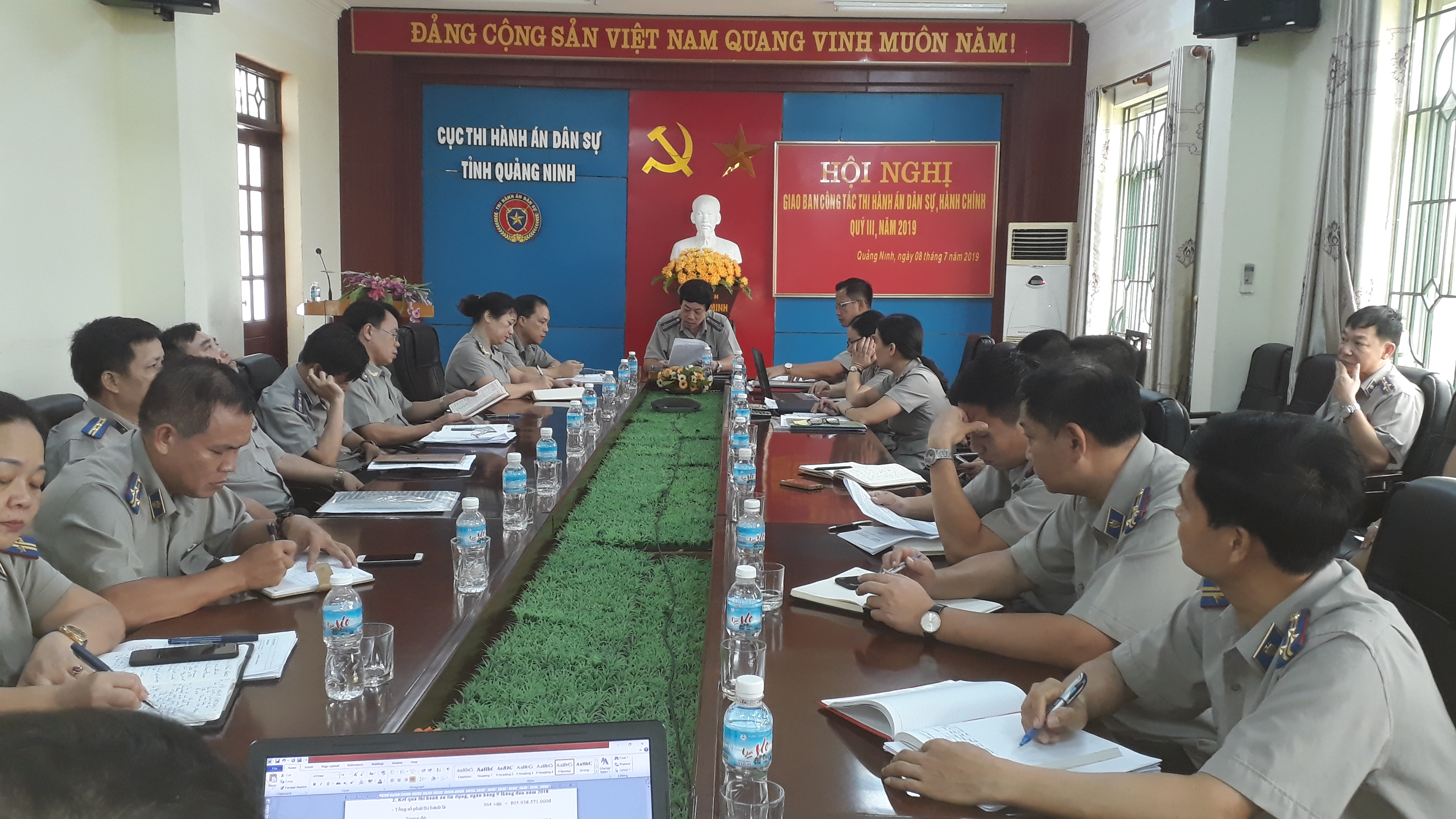 Hội nghị giao ban công tác thi hành án dân sự, hành chính Quý III năm 2019