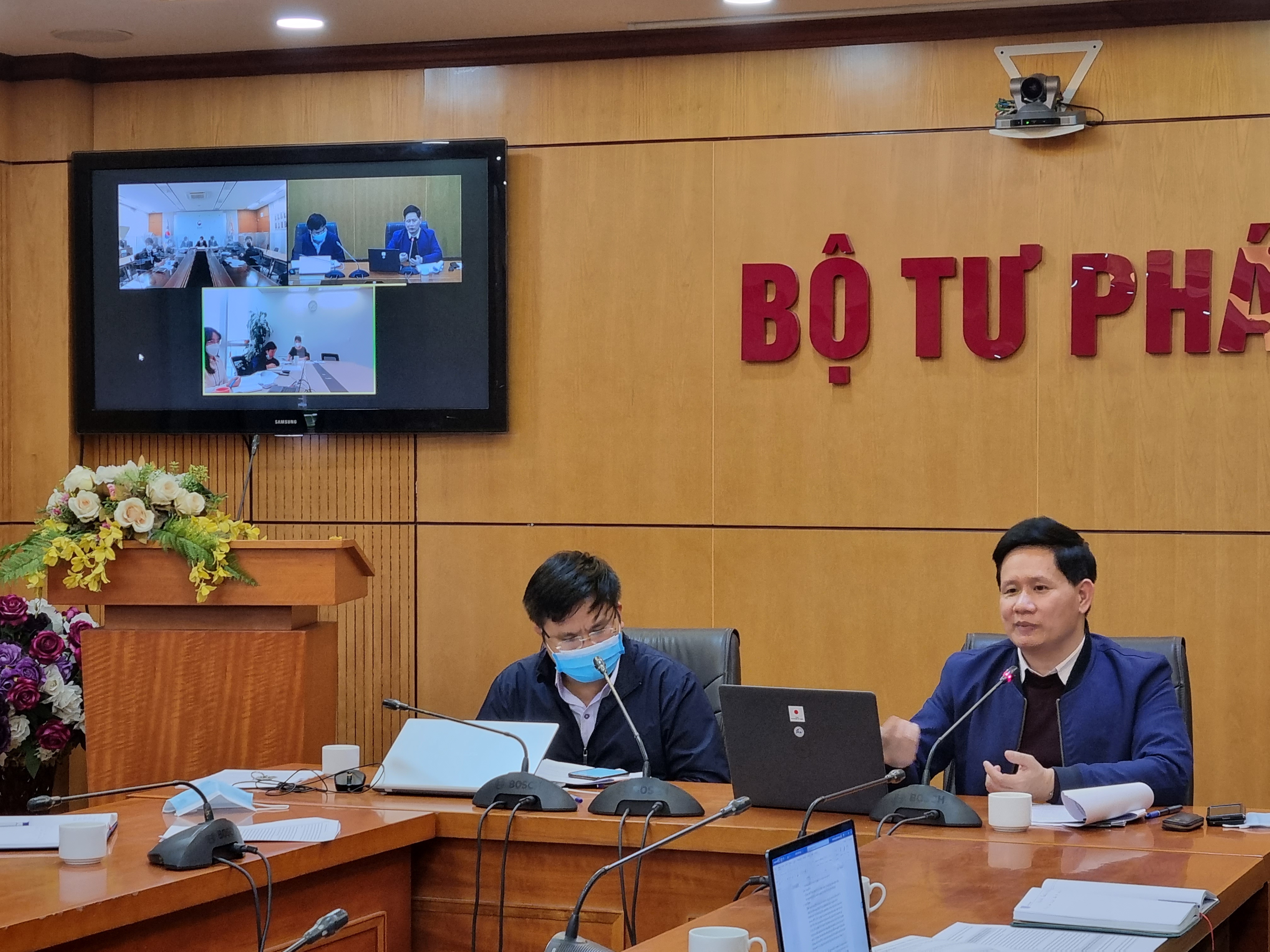 Họp tiền khảo sát Dự án "Xây dựng hệ thống phần mềm hỗ trợ công tác xây dựng và quản lý văn bản quy phạm pháp luật"