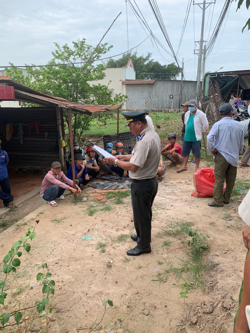 Chi cục Thi hành án dân sự thị xã Trảng Bàng tổ chức cưỡng chế chuyển giao quyền sử dụng đất (tháng 7 năm 2024)