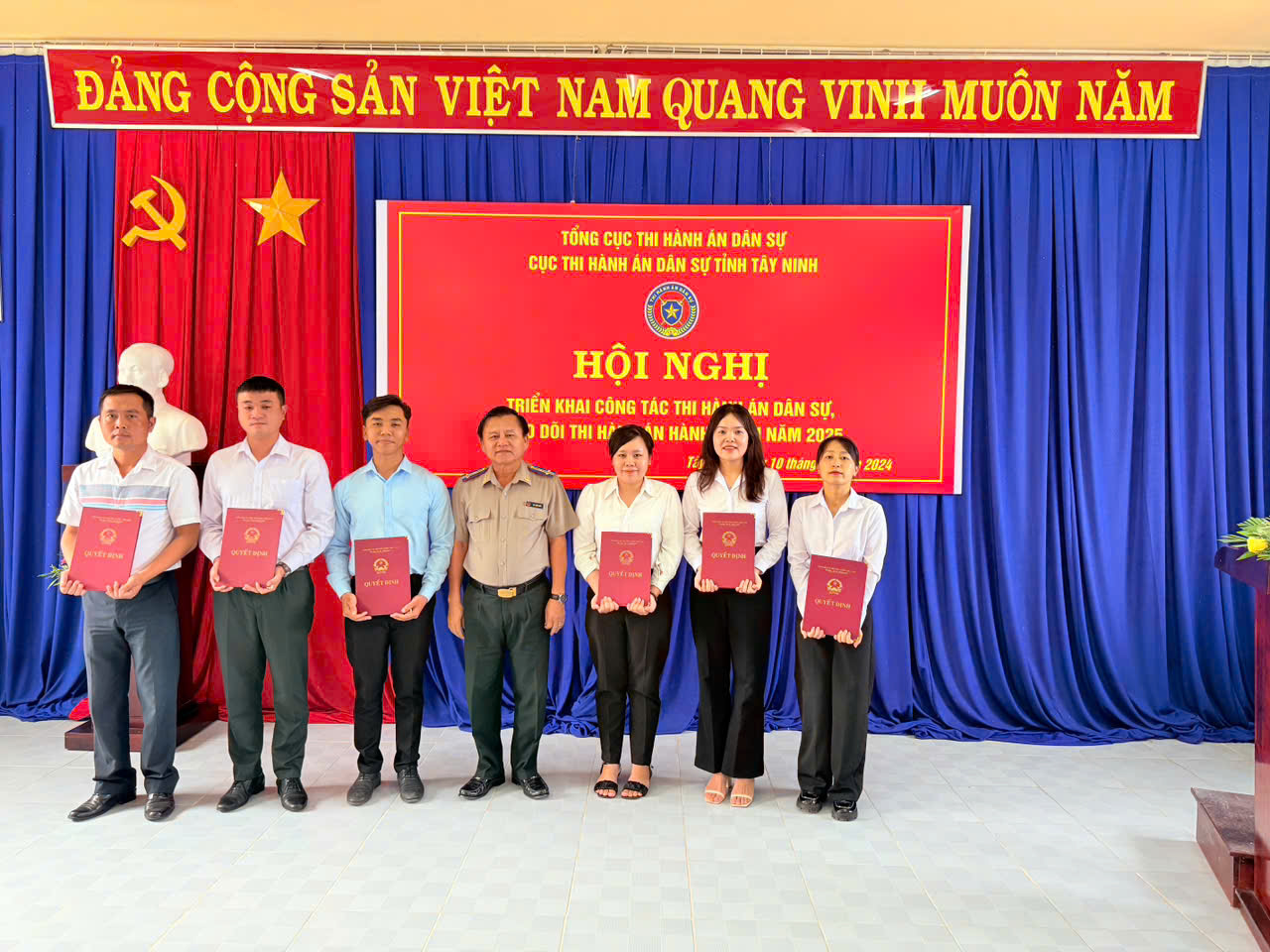 Cục Thi hành án dân sự tỉnh Tây Ninh triển khai công tác thi hành án dân sự, theo dõi thi hành án hành chính năm 2025
