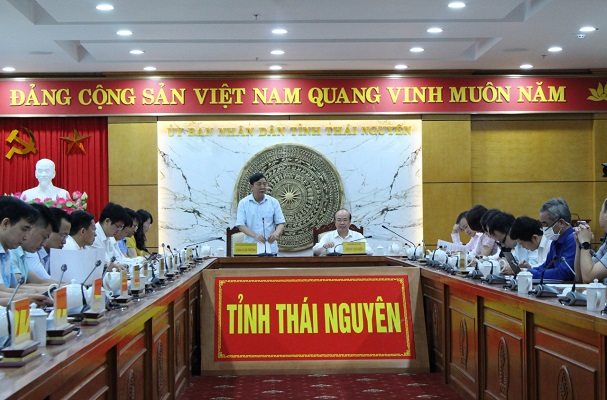 Thứ trưởng Phan Chí Hiếu làm việc với UBND tỉnh Thái Nguyên về kiểm tra, khảo sát thi hành Luật Thủ đô