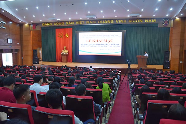 Khai mạc kỳ thi nâng ngạch công chức, thăng hạng viên chức Bộ Tư pháp