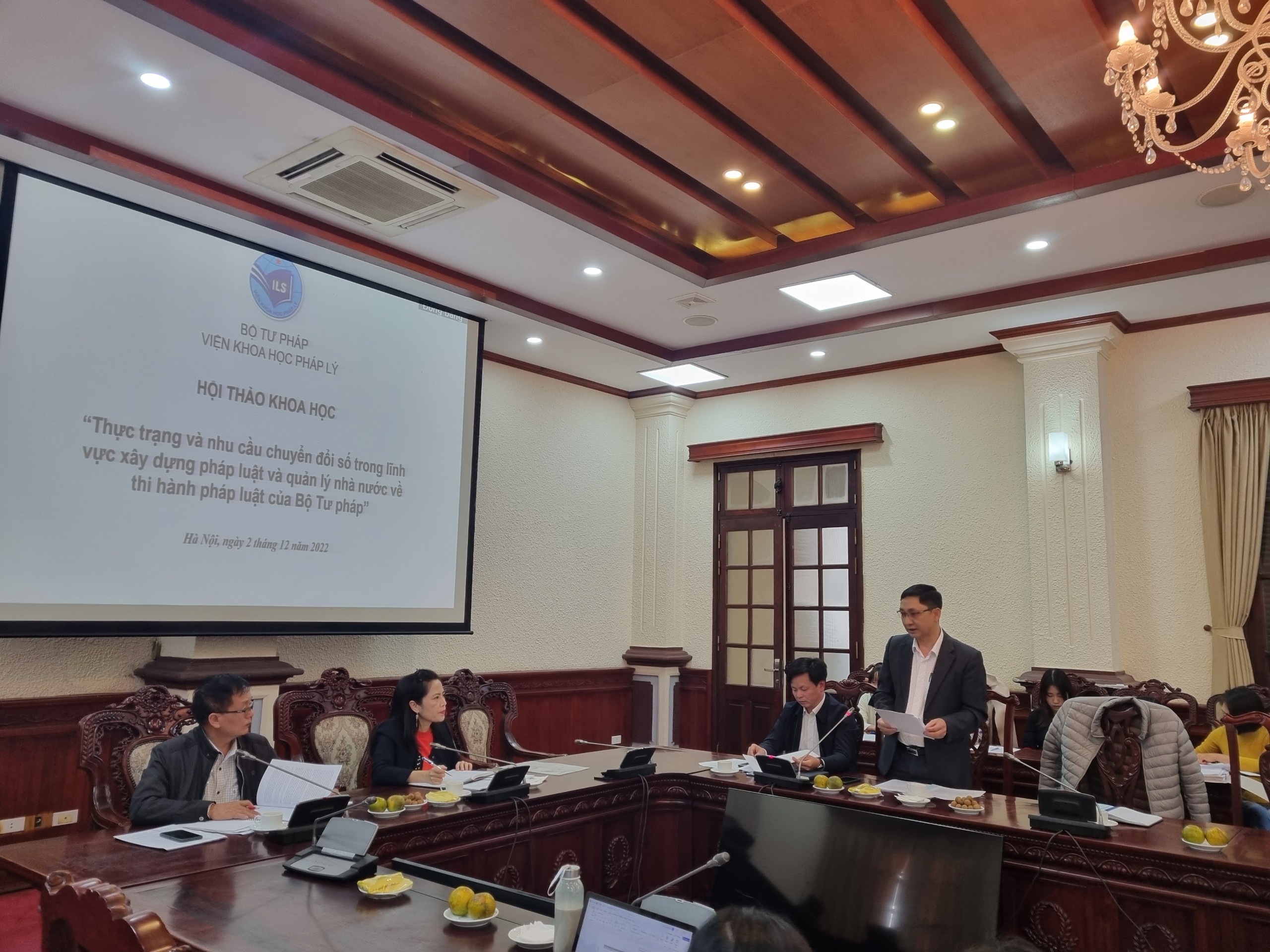 Hội thảo: “Thực trạng và nhu cầu chuyển đổi số trong lĩnh vực xây dựng pháp luật và quản lý nhà nước về thi hành pháp luật của Bộ Tư pháp”