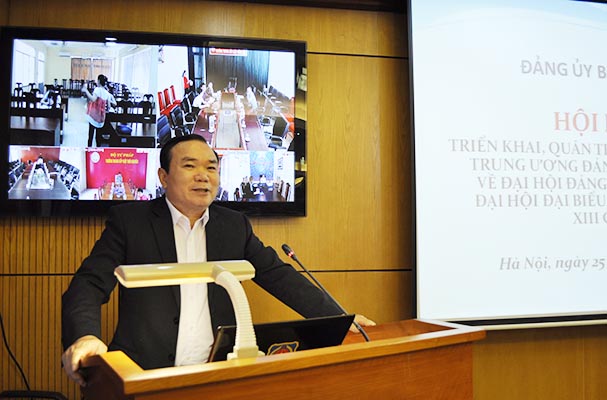 Hội nghị quán triệt, phổ biến Chỉ thị 35 và các văn bản chỉ đạo, hướng dẫn về Đại hội Đảng các cấp