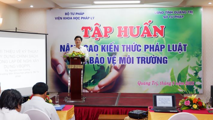 Tuyên truyền, phổ biến pháp luật về bảo vệ môi trường tại tỉnh Quảng Trị