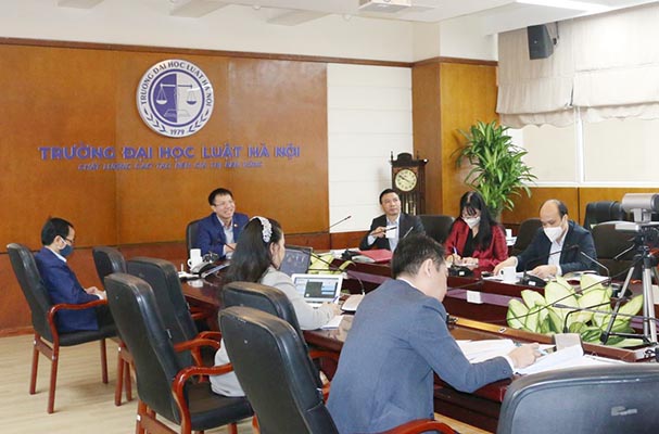 Cho ý kiến về Dự thảo Đề án” Tiếp tục xây dựng Trường trọng điểm đào tạo cán bộ về pháp luật"