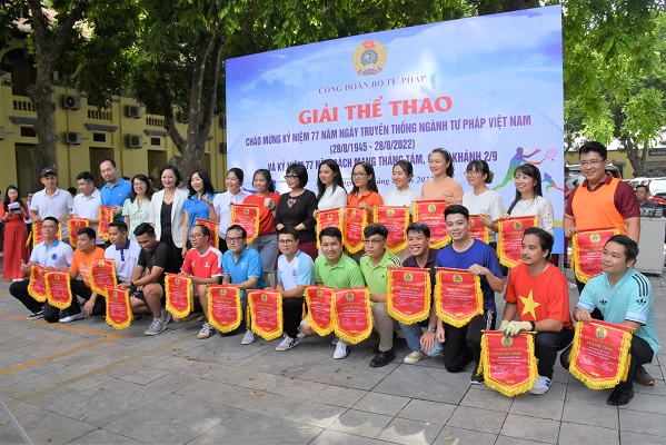 ​Sôi nổi, ấn tượng Giải thể thao chào mừng 77 năm ngày truyền thống ngành Tư pháp Việt Nam
