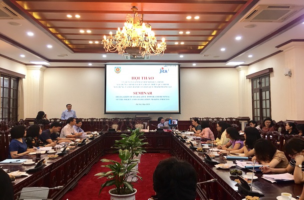 Hội thảo “Ủy quyền lập pháp, đổi mới quy trình xây dựng chính sách và hoàn thiện quy trình xây dựng và ban hành văn bản quy phạm pháp luật”