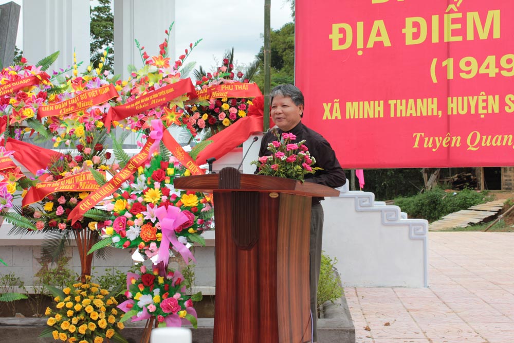 The opening ceremony of Ministry of Justice's national historical site in Tuyen Quang province