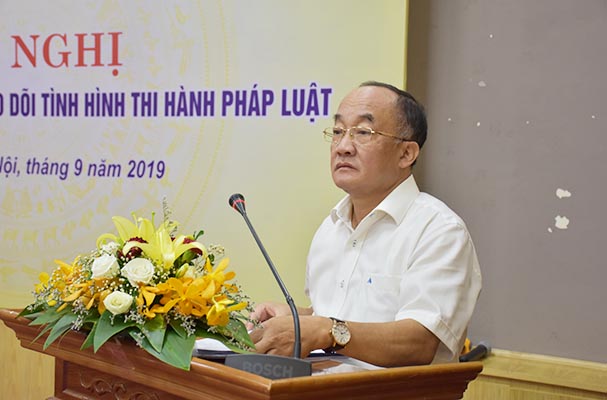 Hội nghị tập huấn chuyên sâu về theo dõi tình hình thi hành pháp luật