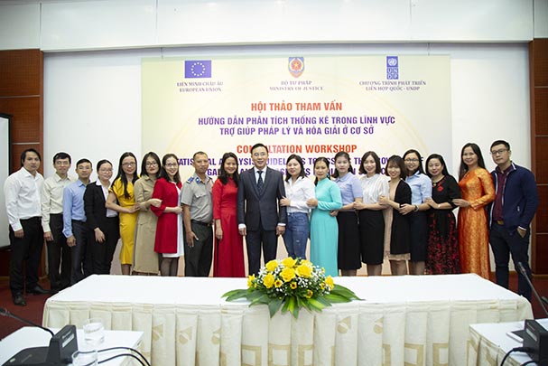 Hội thảo tham vấn hướng dẫn phân tích thống kê trong lĩnh vực trợ giúp pháp lý và hòa giải ở cơ sở