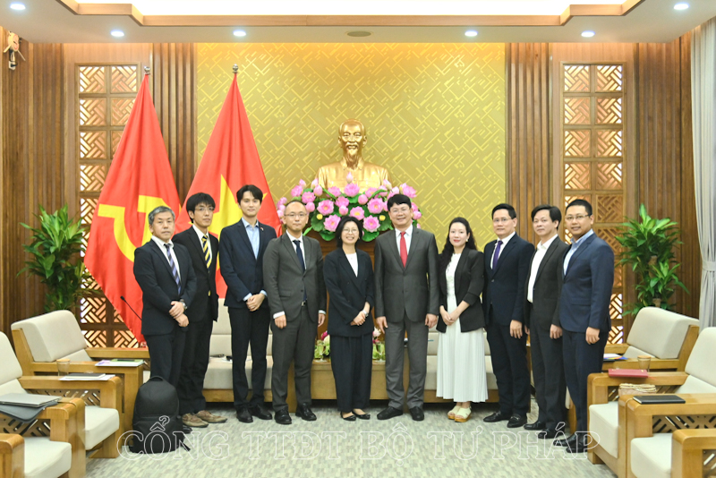 Tăng cường hơn nữa quan hệ hợp tác pháp luật và tư pháp giữa Việt Nam – Nhật Bản