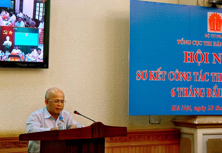 Thứ trưởng Nguyễn Đức Chính phát biểu