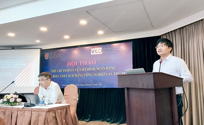 Hội thảo khoa học “Thể chế pháp lý về tài chính, ngân hàng trong bối cảnh Cách mạng công nghiệp lần thứ tư”