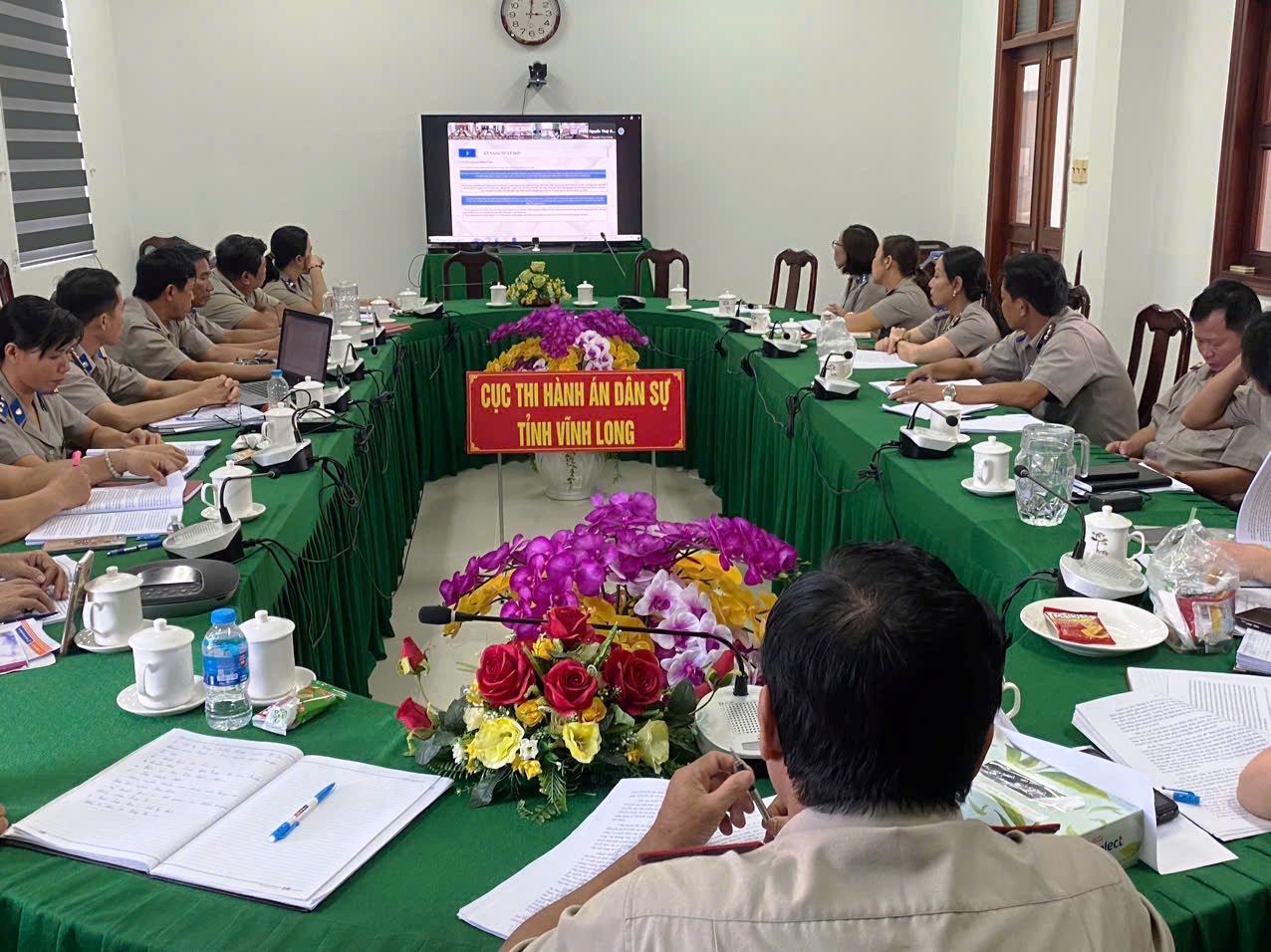 Dự Hội nghị giao ban trực tuyến triển khai công tác thi hành án dân sự, thi hành án hành chính năm 2025