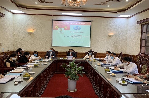 Tổ chức thành công Đại hội Chi bộ Vụ Các vấn đề chung về xây dựng pháp luật nhiệm kỳ 2020-2022