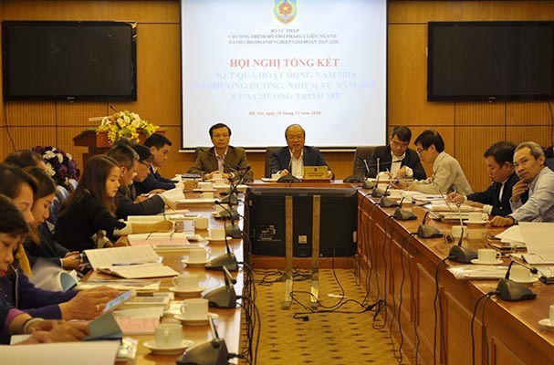 Đánh giá sự quan tâm của các tổ chức pháp chế doanh nghiệp đối với các hoạt động của Chương trình 585 năm 2018, đề xuất, kiến nghị đối với các hoạt động của Chương trình 585 trong năm 2019